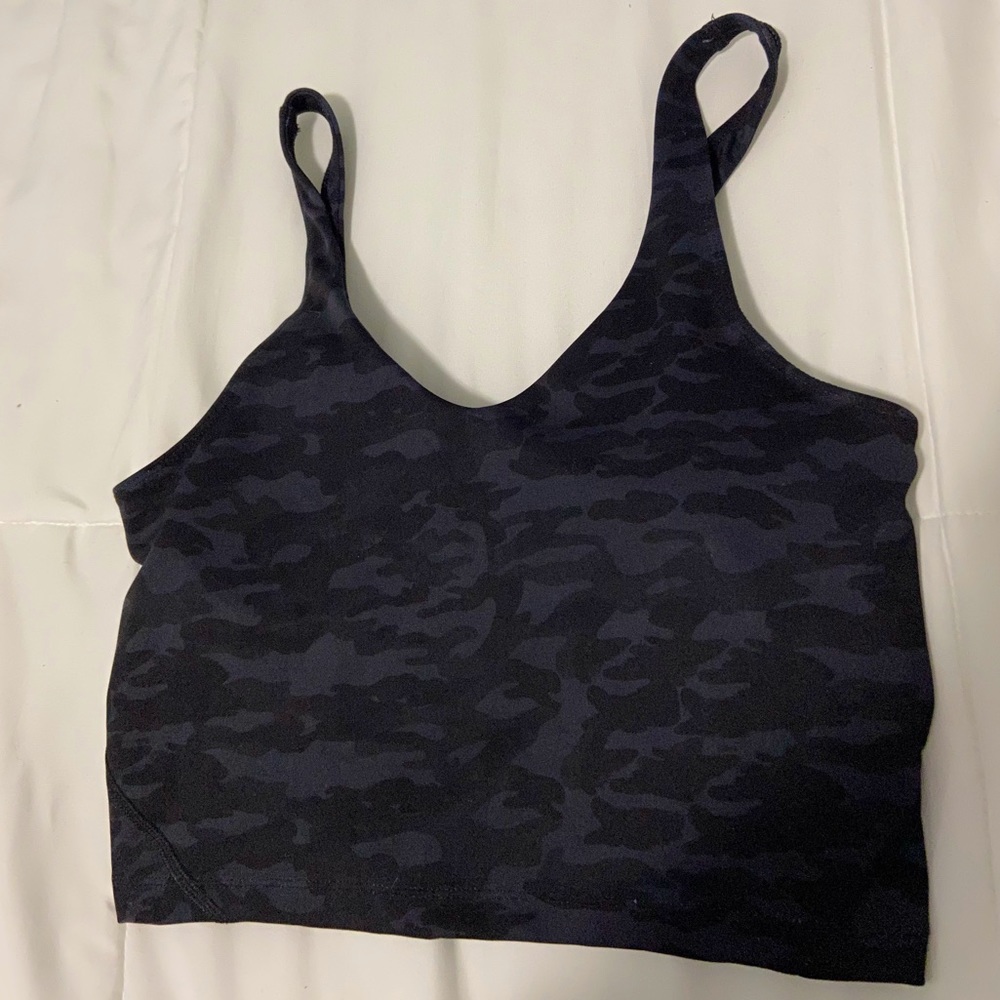 Longline Sports Bra Workout Top